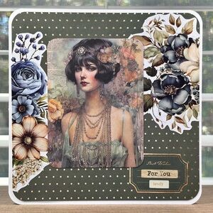 Handmade Best Wishes Greeting Card